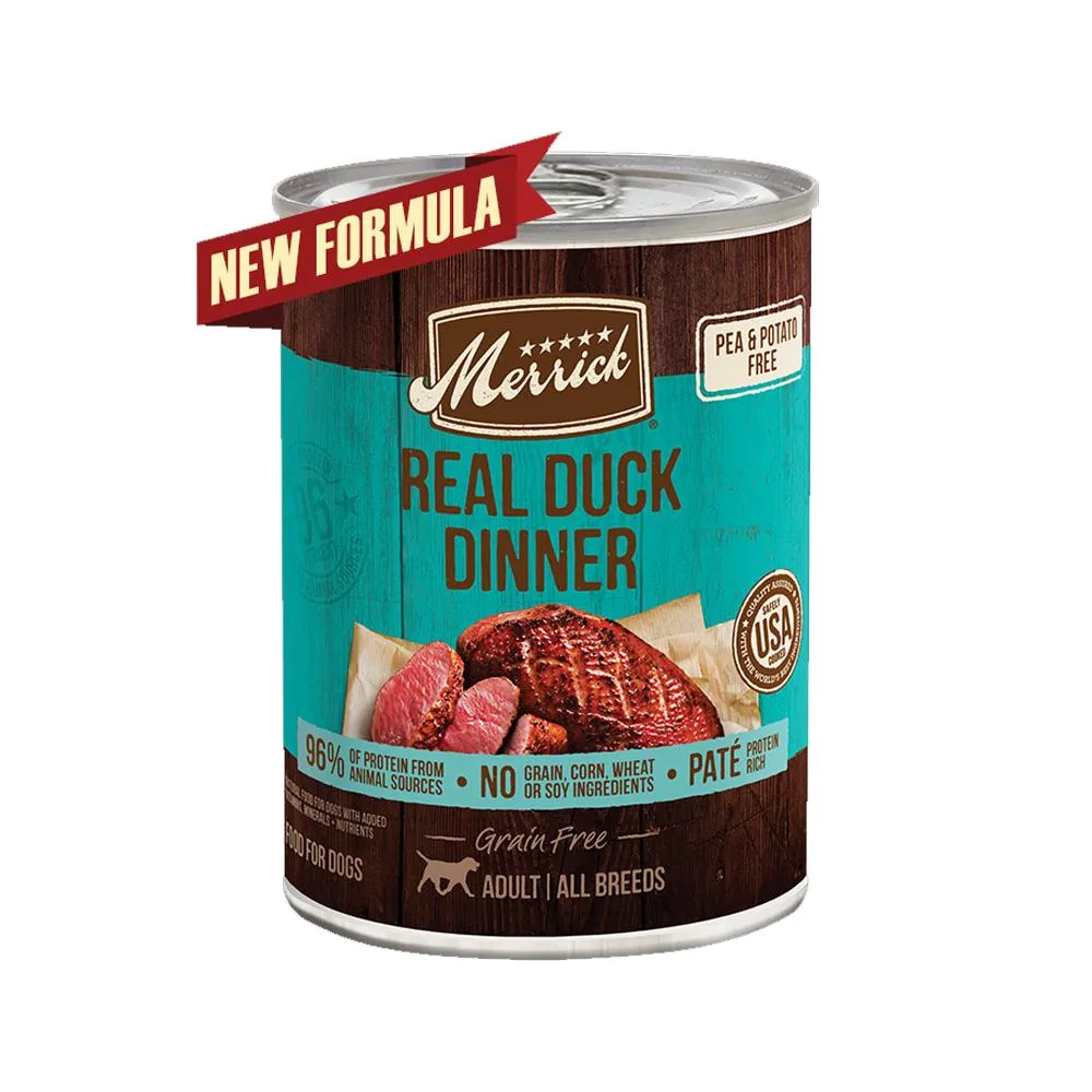 96% Grain Free Real Duck Dinner Adult Dog Can