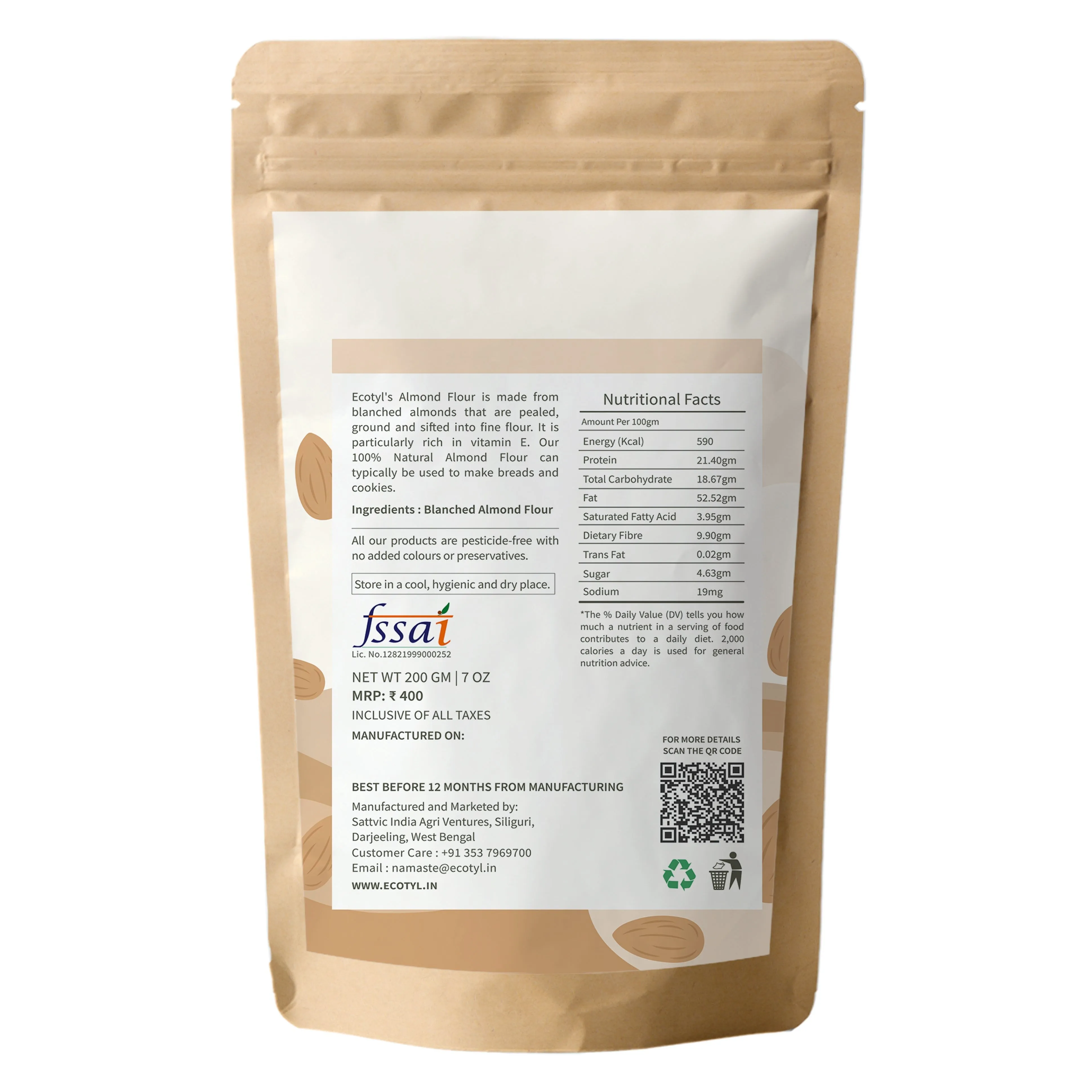 Almond Flour Blanched Gluten Free Keto Friendly