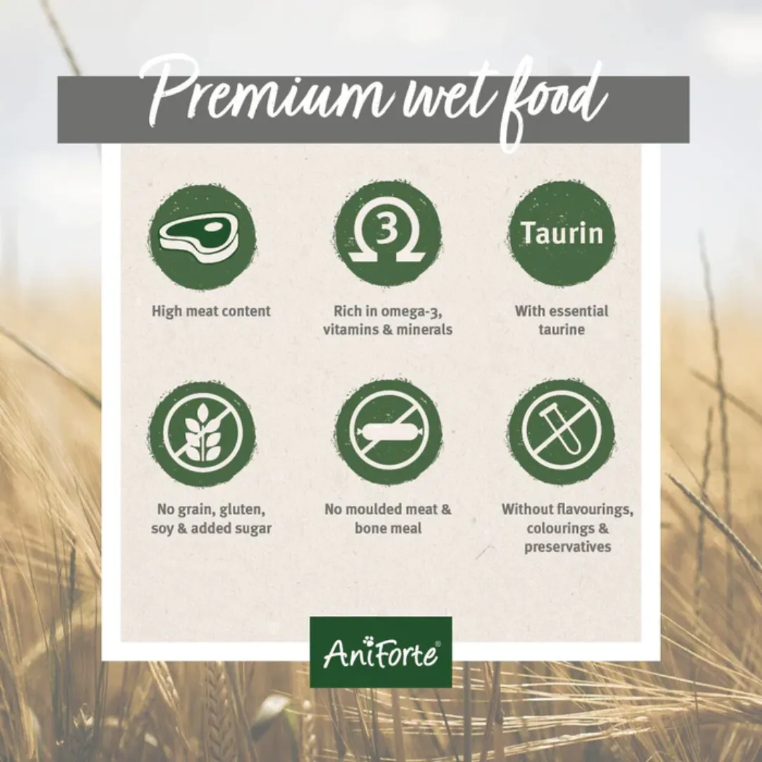 AniForte PureNature Junior Beef Wet Food