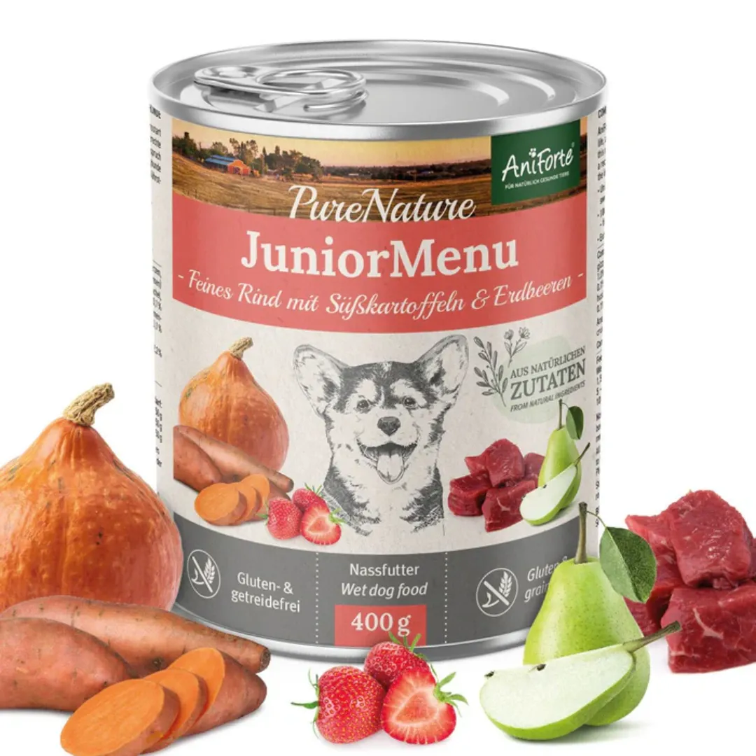 AniForte PureNature Junior Beef Wet Food