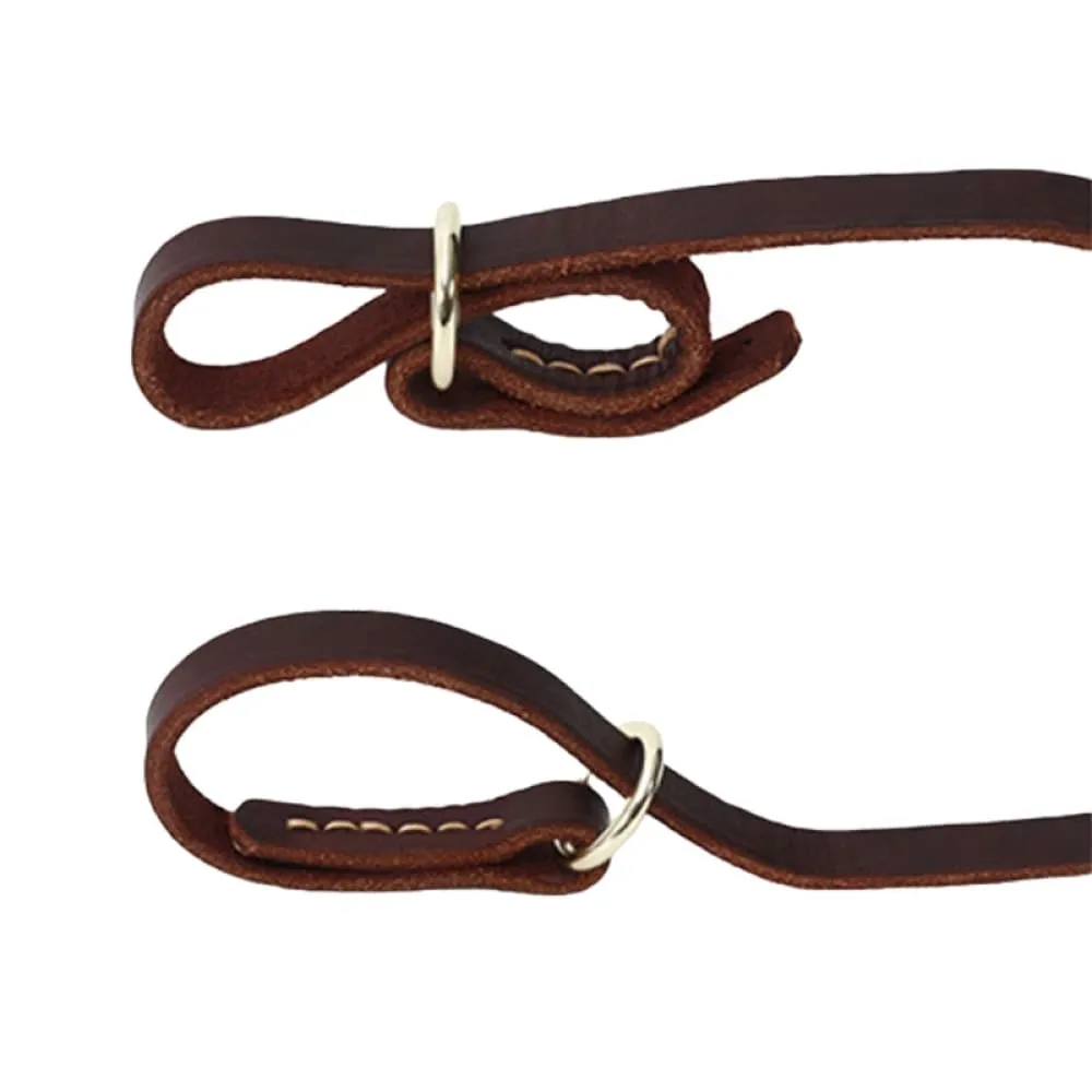 Comfortable Real Leather Adjustable Dog Collar