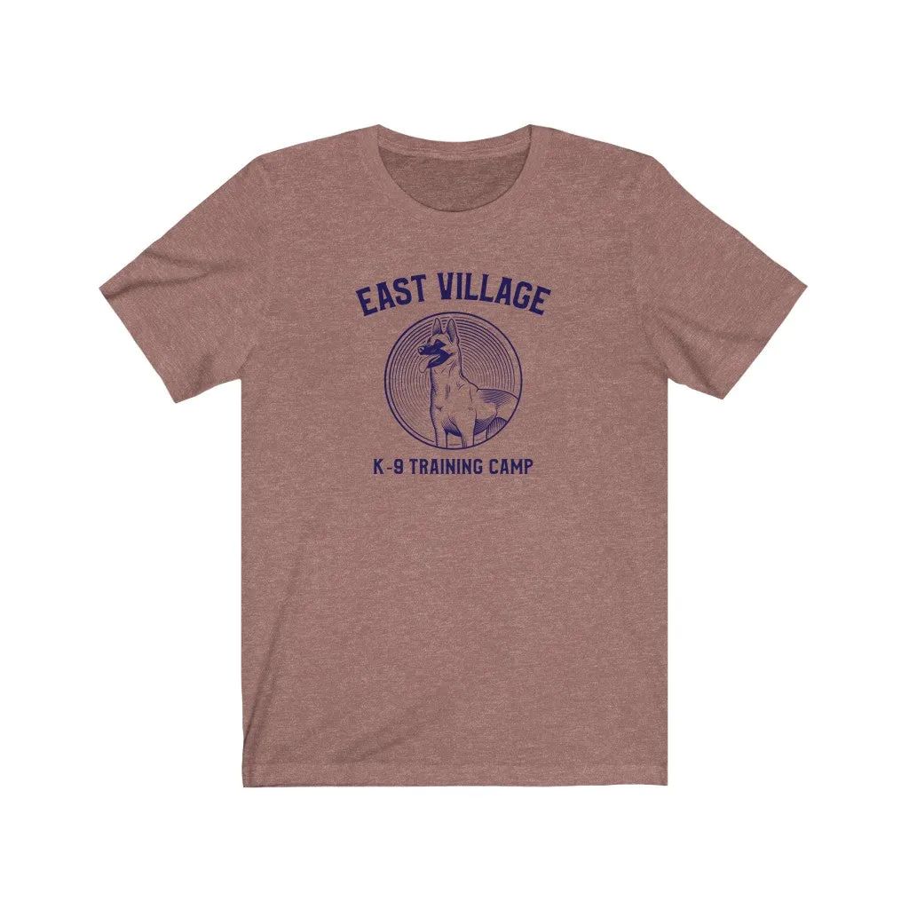 East Village Canine Training Camp Unisex Jersey Short Sleeve Tee
