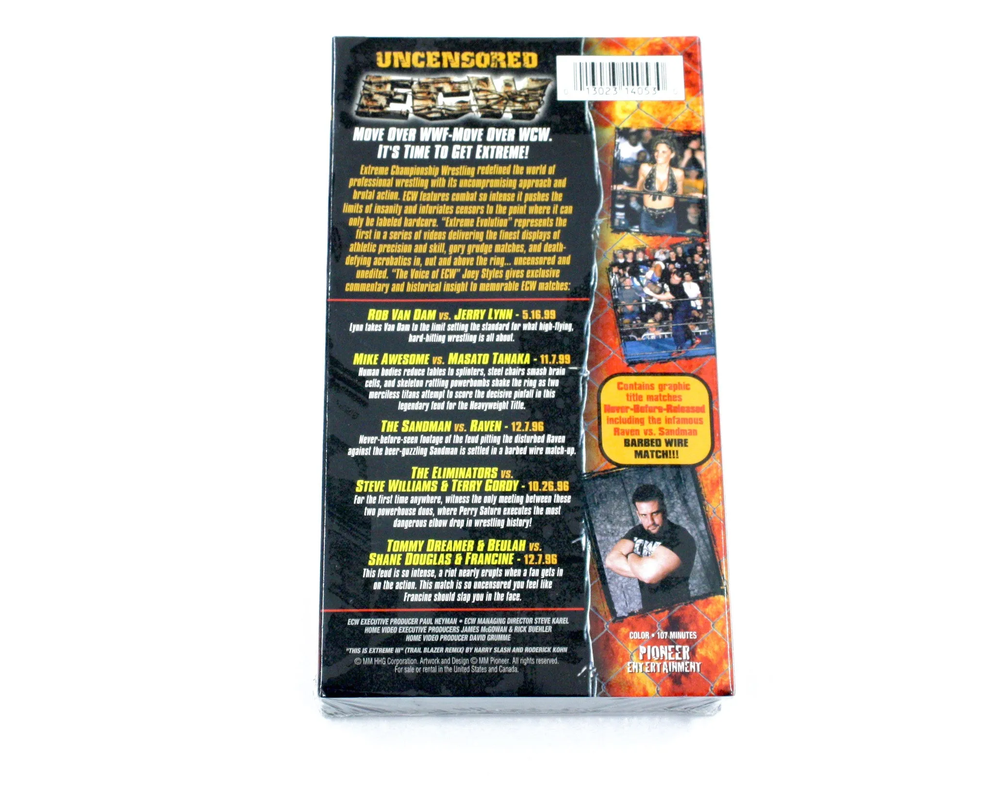 ECW EXTREME REVOLUTION VHS TAPE