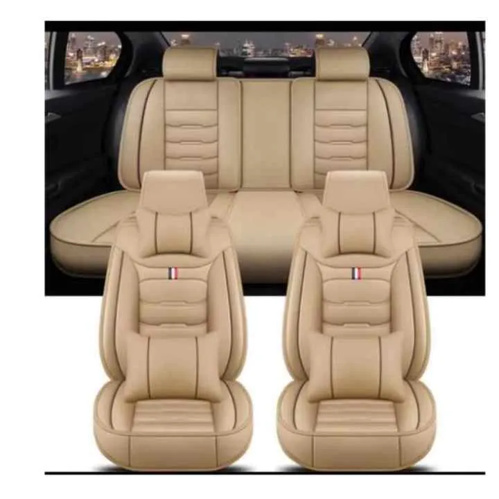 Lulu An02 مجموعة كاملة من أغطية مقاعد . Lulu An02 Full Set All-inclusive Leather Car Seat Covers