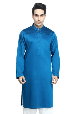 Men's Kurta in Blue SKU: EA2882-BLUE