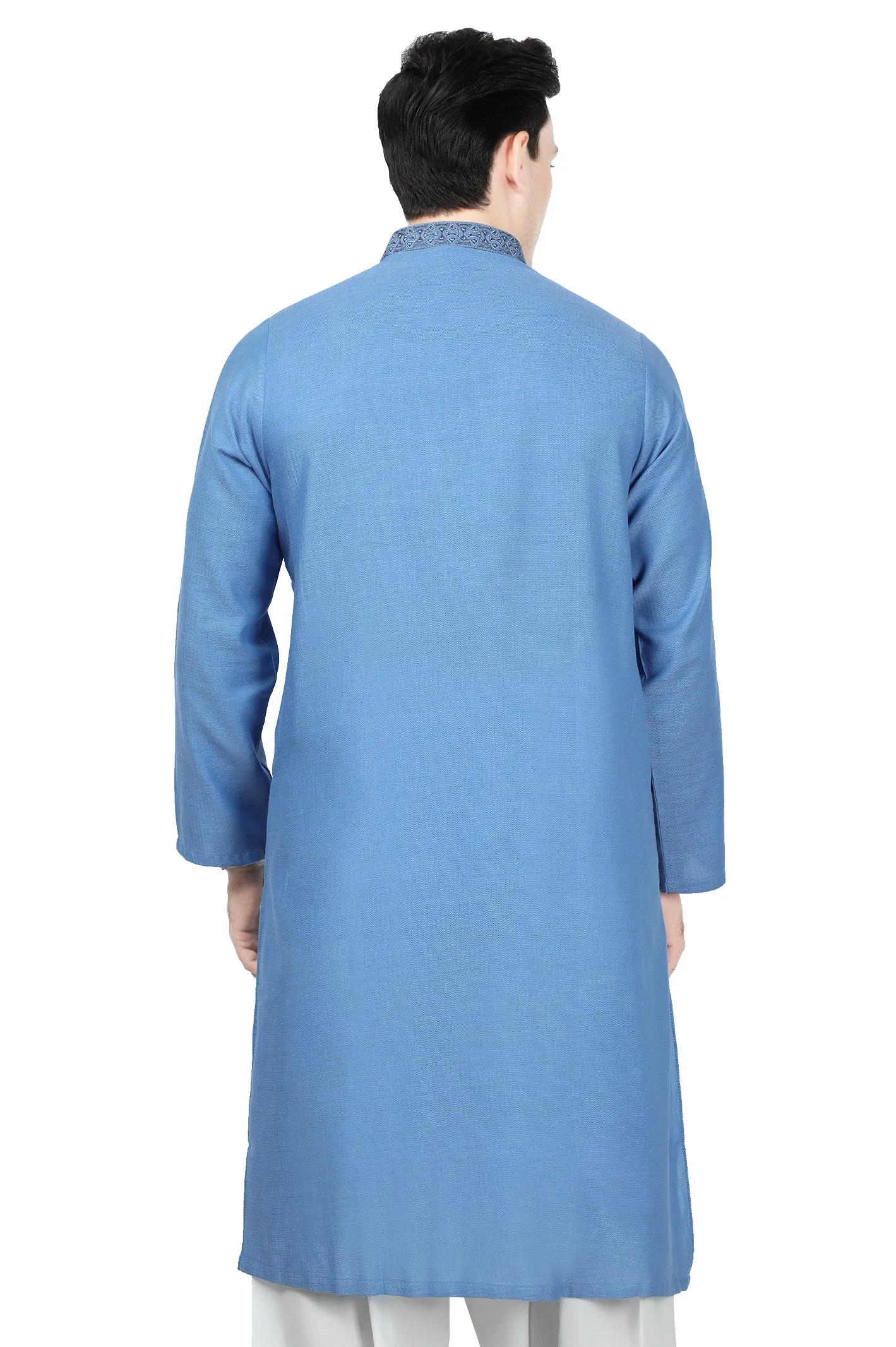 Men's Kurta in Blue SKU: EA2926-BLUE