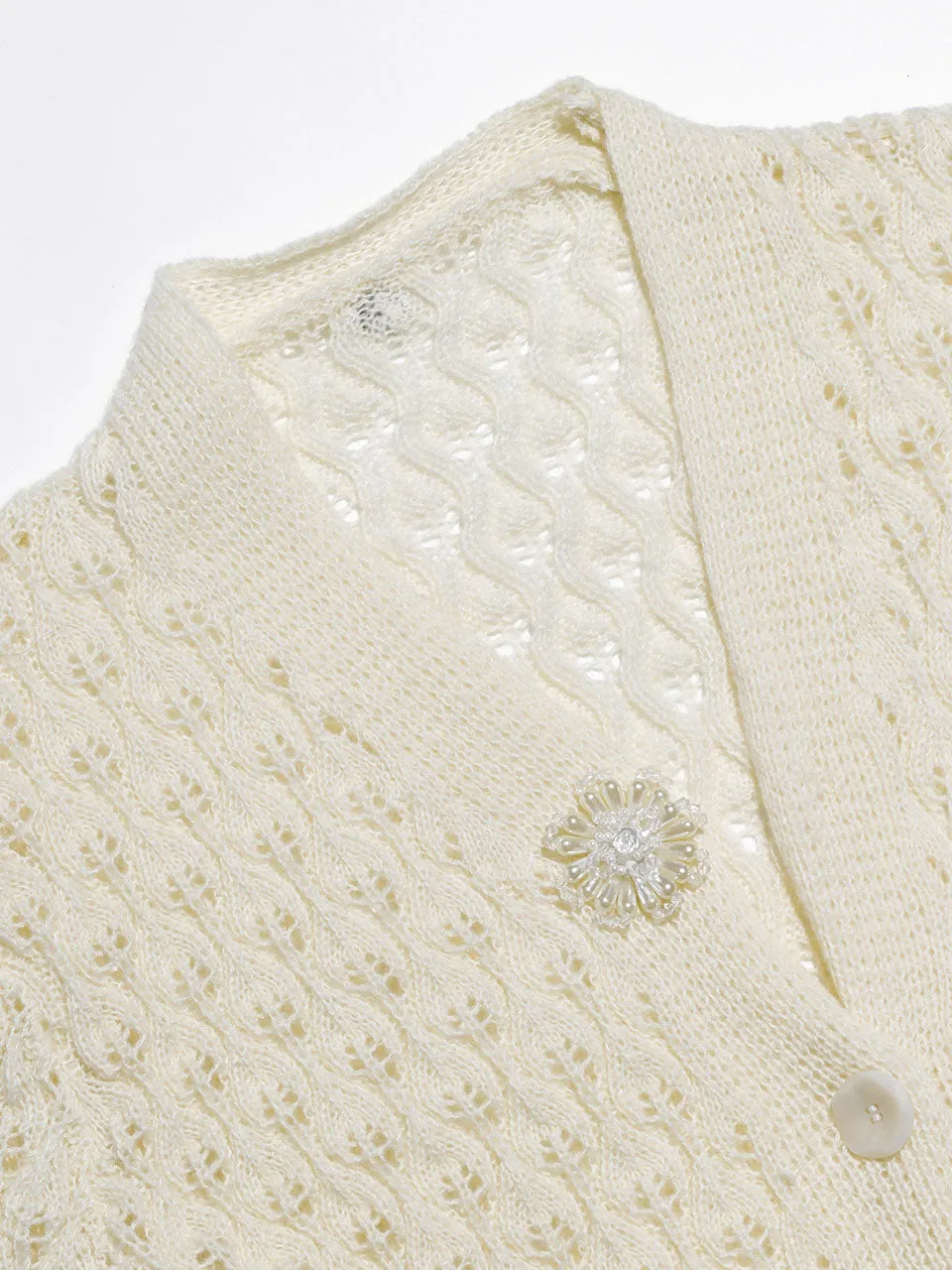 Odor Pointel Cardigan