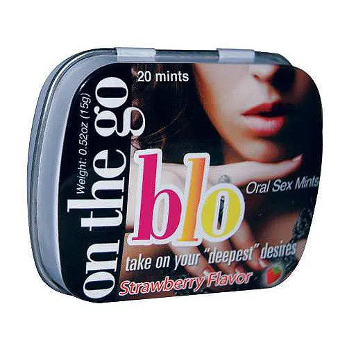 On-The-Go Blo Refreshing Oral Sex Mints for Enhanced Intimacy Experience