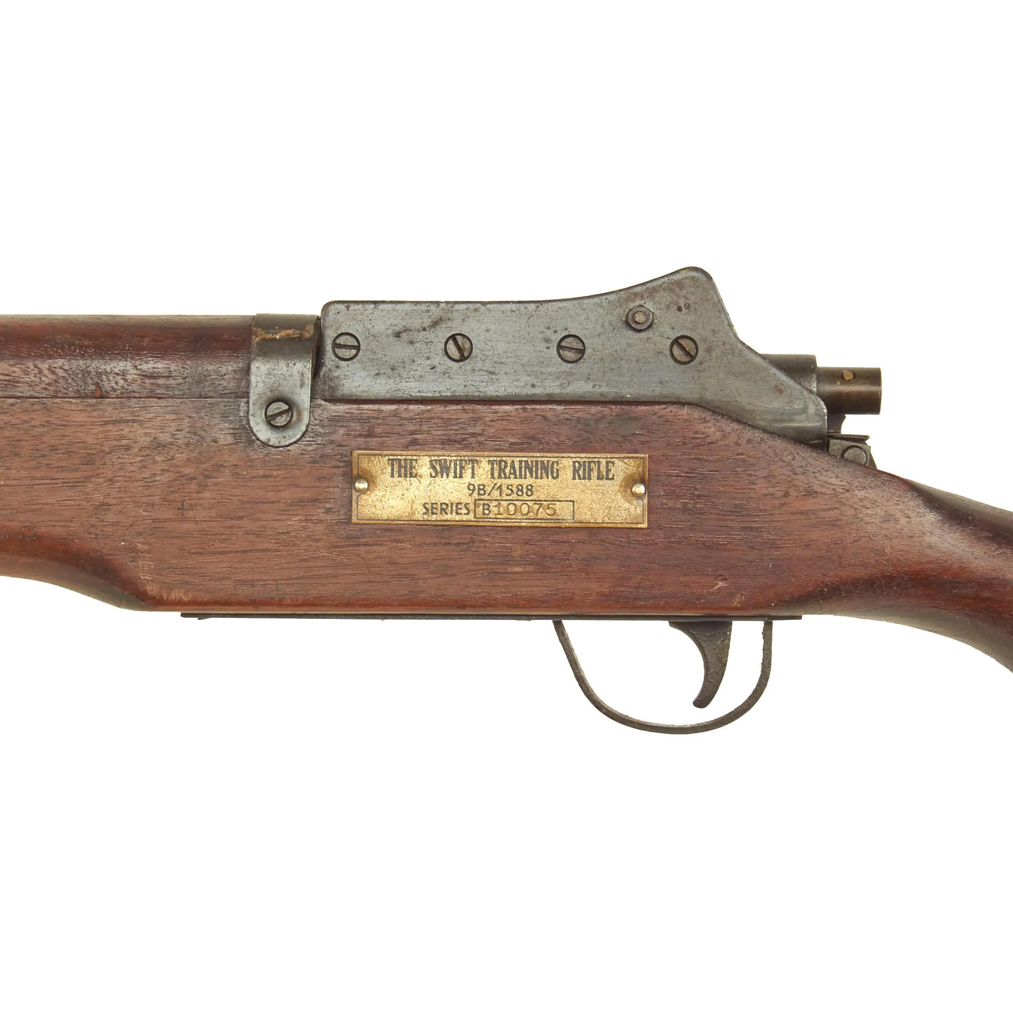 Original British WWII Swift Training Rifle Mk. III Serial B10075 - Functional with Intact Fork