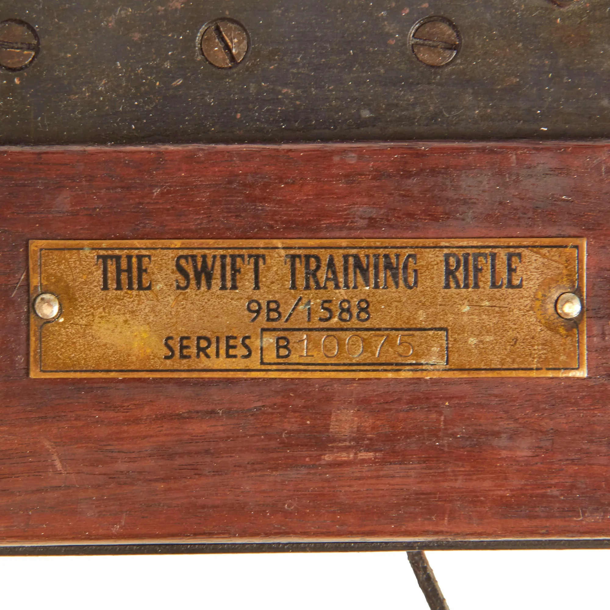 Original British WWII Swift Training Rifle Mk. III Serial B10075 - Functional with Intact Fork