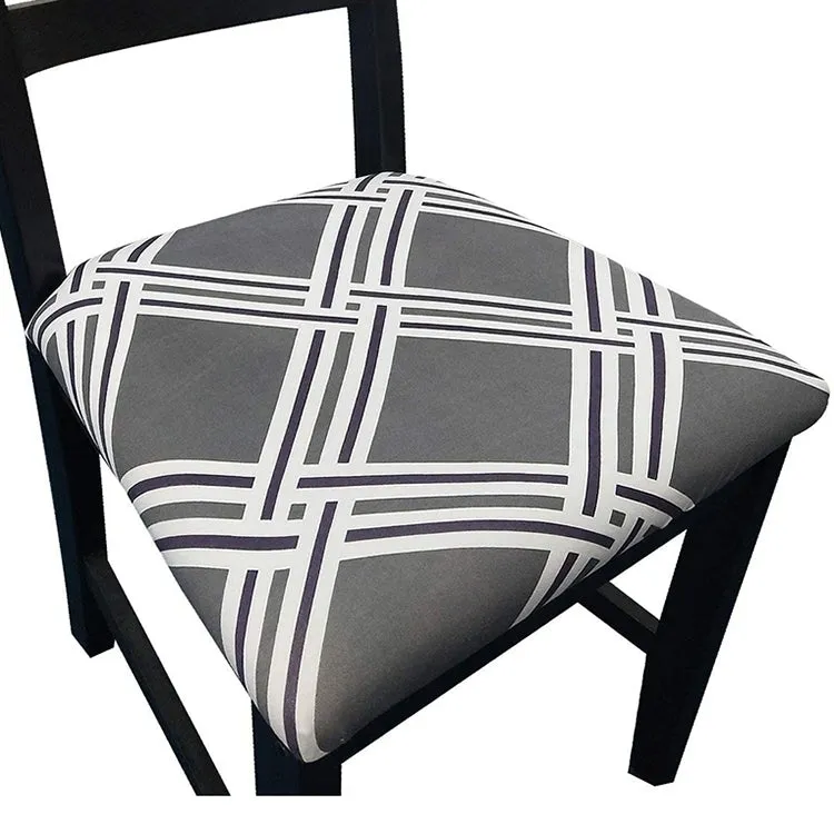 Pattern Stretchable Dining Chair Seat Cover