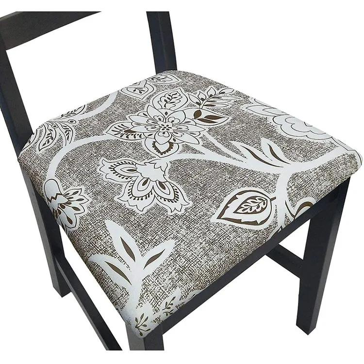 Pattern Stretchable Dining Chair Seat Cover