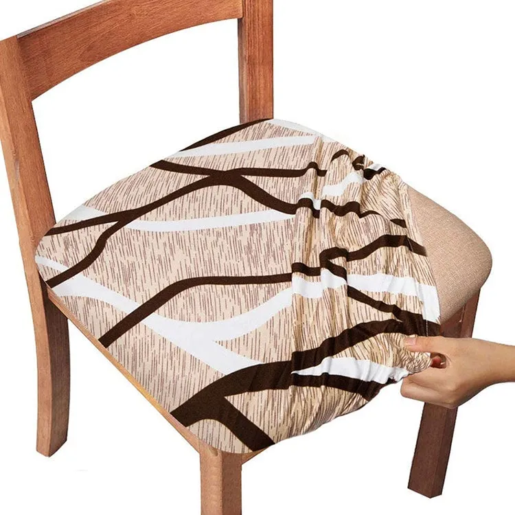 Pattern Stretchable Dining Chair Seat Cover