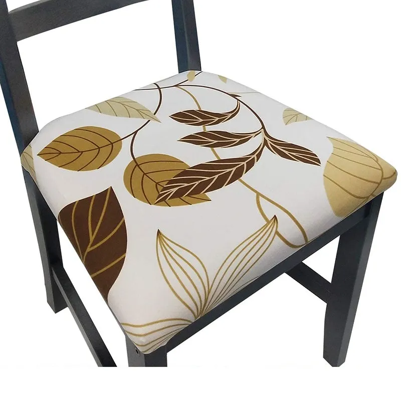 Pattern Stretchable Dining Chair Seat Cover