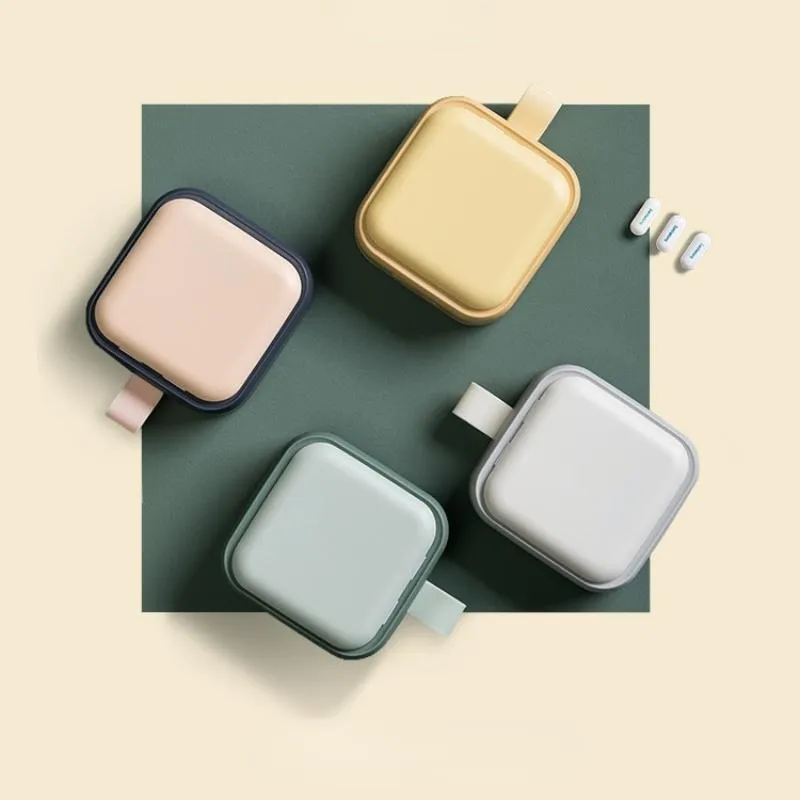 Portable 4 Grids Nordic Pill Box