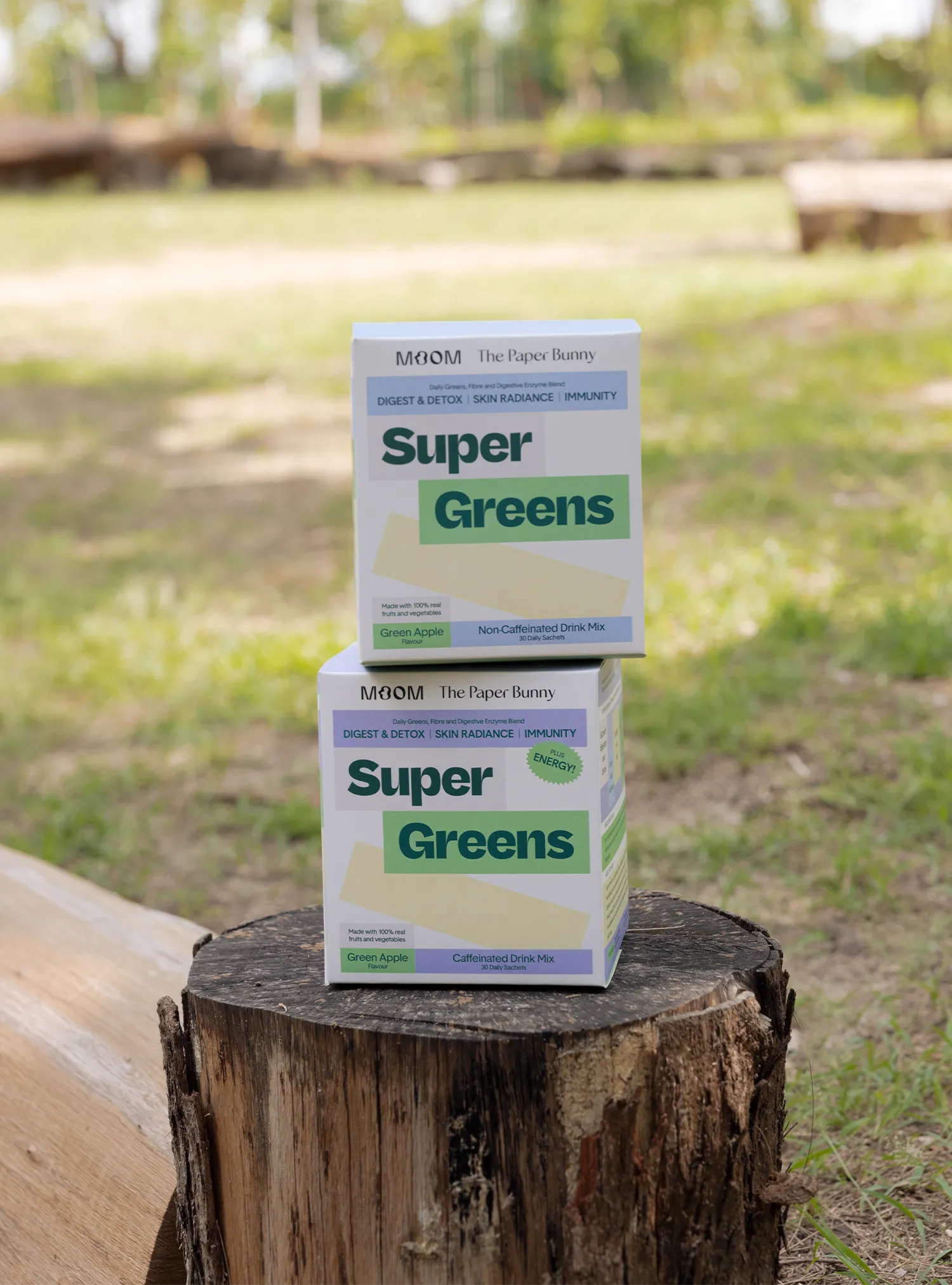 TPB X Moom Super Greens (Caffeinated)