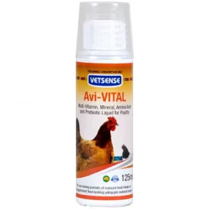 Vetsense Avi-Vital Multi Vitamin & Prebiotic Supplement 125ml