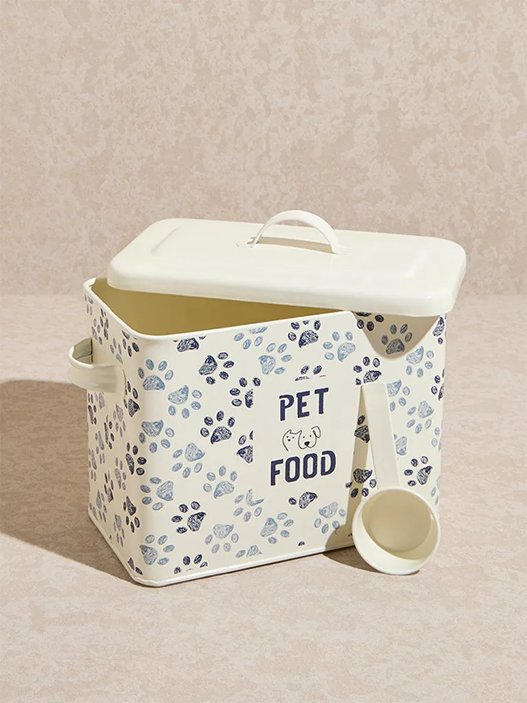 Westside Home White Pet Food Storage